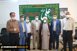 دیدار ریاست محترم آموزشکده ی فنی و حرفه ای ممسنی و کارکنان با آیت ا.. شاکری فر امام جمعه ی شهرستان