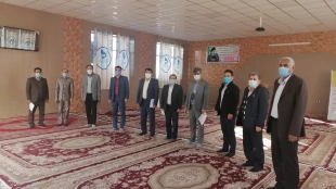 برگزاری زنگ انقلاب در دانشکده فنی ممسنی باحضور رئیس وکارکنان 4