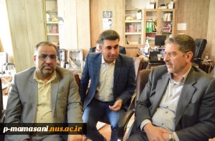 حضور معاونت محترم مالی واداری دانشگاه فنی وحرفه ای کشور درممسنی 4