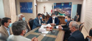 دیدار علیرضا رحمانی ریاست دانشکده فنی ممسنی و تعدادی از کارکنان این دانشکده با دکتر انصاری فرماندار محترم وو مردمی شهرستان ممسنی 2