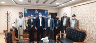 دیدار علیرضا رحمانی ریاست دانشکده فنی ممسنی و تعدادی از کارکنان این دانشکده با دکتر انصاری فرماندار محترم وو مردمی شهرستان ممسنی 3