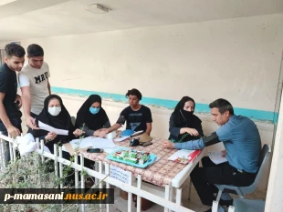 غربالگری فشار خون کارکنان و دانشجویان دانشکده فنی ممسنی توسطِ کارشناسان مرکز بهداشت شهید خواجه ممسنی 2
