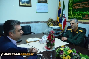دیدار رئیس دانشکده فنی ممسنی بافرمانده سپاه 2