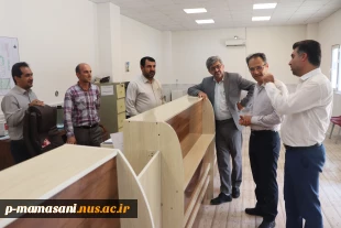 بازدید رئیس دانشگاه فنی وحرفه ای استان فارس  از آموزشکده فنی ممسنی 9
