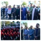 حضوررئیس کارکنان دانشجویان واساتید در مراسم باشکوه 9دی